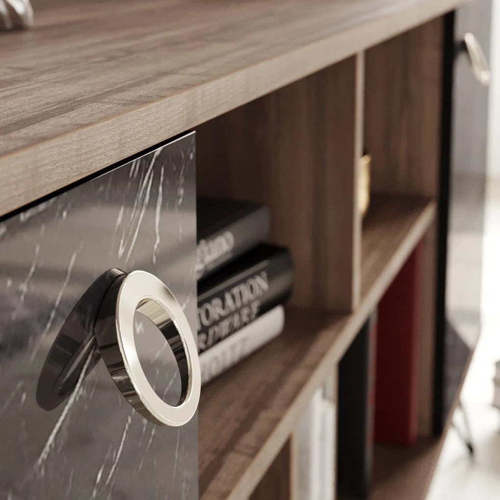 Console Lorenz – Walnut Black – 180x78,6x44,8 cm