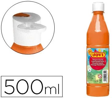 Guache Liquido Jovi 500 Ml Laranja