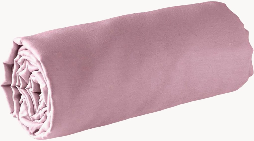 Lençol com elástico em cetim de algodão Exotique Flower