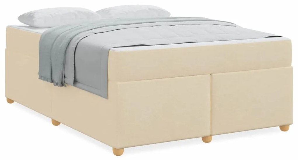Estrutura da Cama Outros Creme 140 x 200 cm tecido