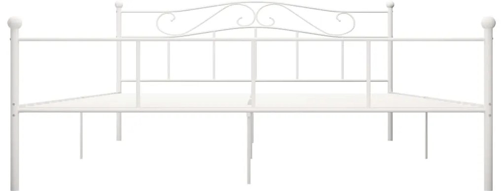 Estrutura de cama 180x200 cm metal branco