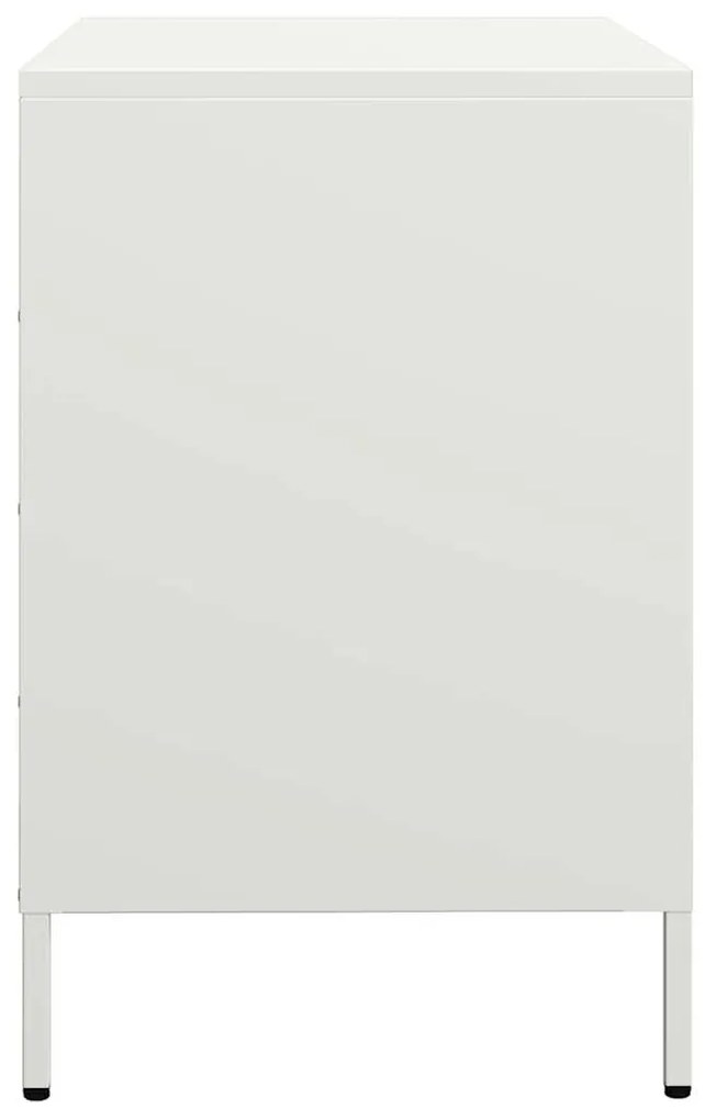 Aparador 68x39x58,5 cm aço laminado a frio branco