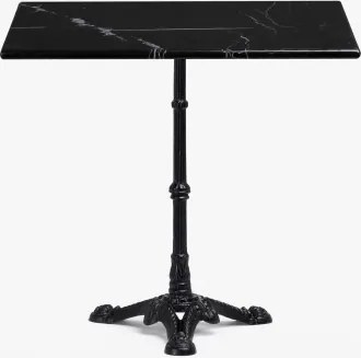 Mesa De Bar Em Mármore Roma Mármore Nero Marquina & Quadrado & Preto - Sklum