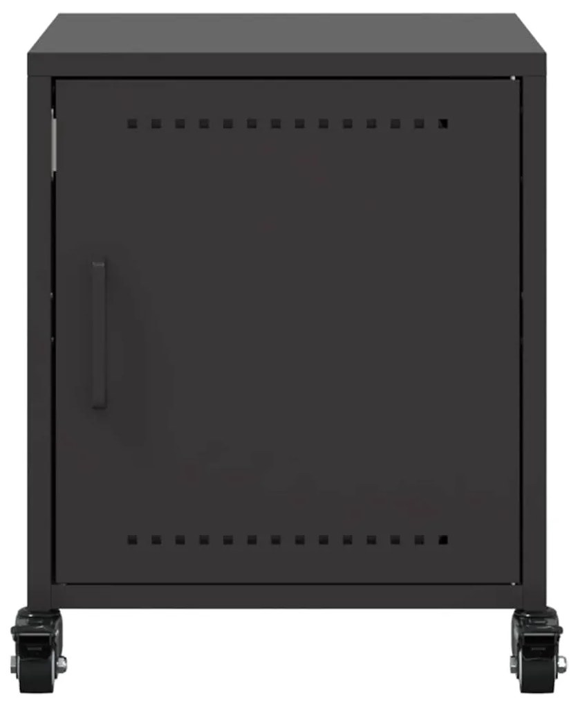 Mesa de cabeceira 36x39x43,5 cm aço preto