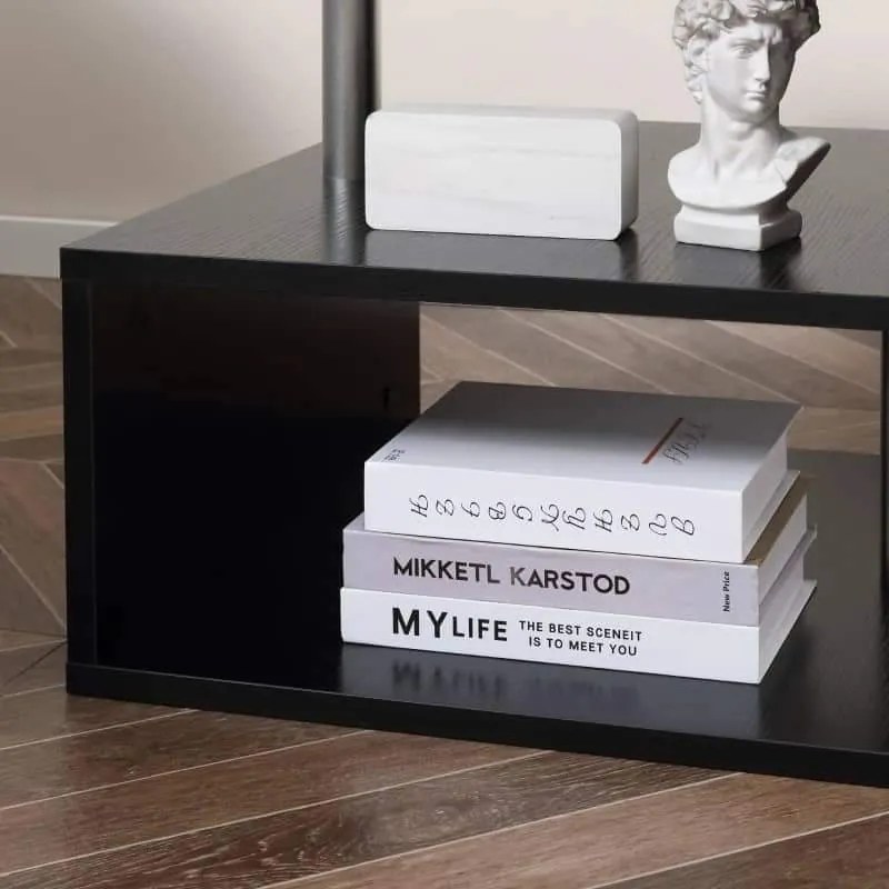 Mesa de Apoio Pietro - Preto - Design Moderno