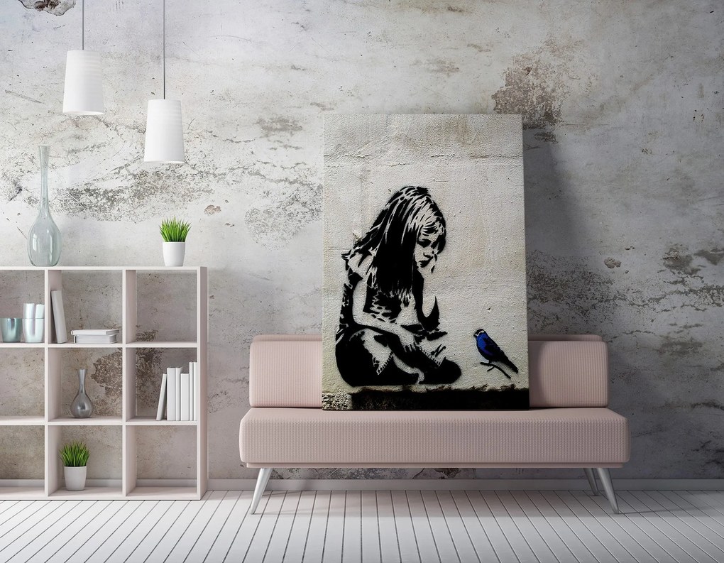 Pintura Decorativa em Tela WY49 – Multicolor – 70 x 100 cm
