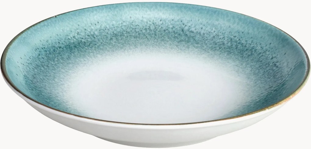 Pratos de massa em porcelana Coupe, conjunto de 6