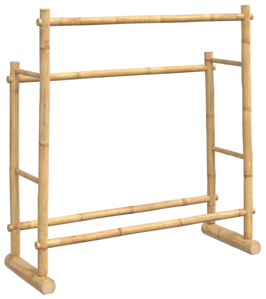 Suporte para roupas 100x30x100 cm bambu