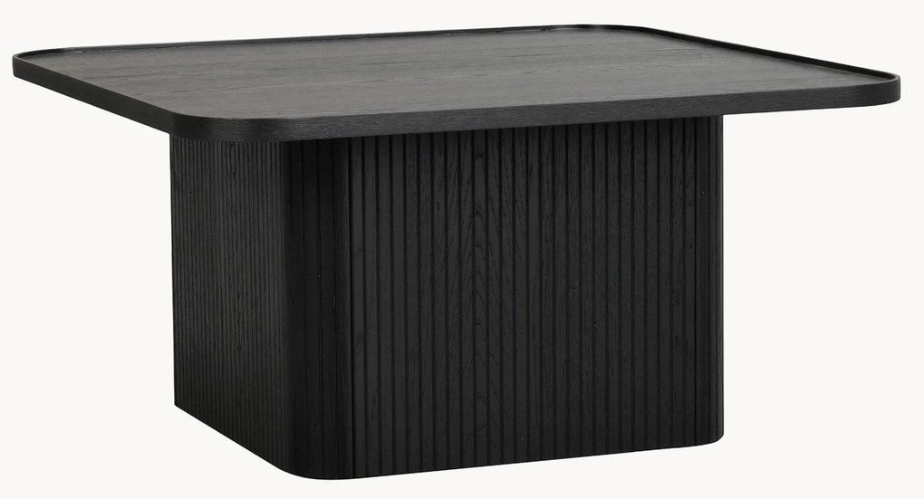 Mesa de centro em madeira de carvalho Sullivan, 80 x 80 cm