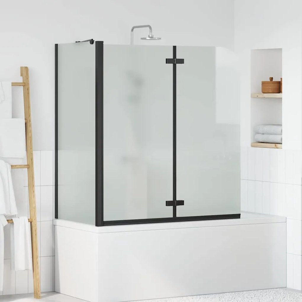 vidaXL Enclosure de Chuveiro Manual Preto 120 x 68 x 130 cm