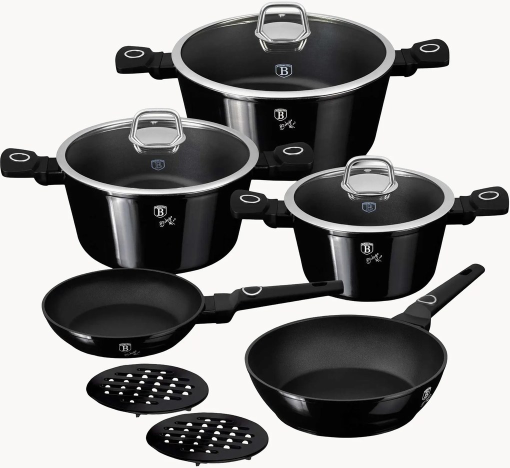 Conjunto de utensílios de cozinha Black Vantage, conjunto de 10