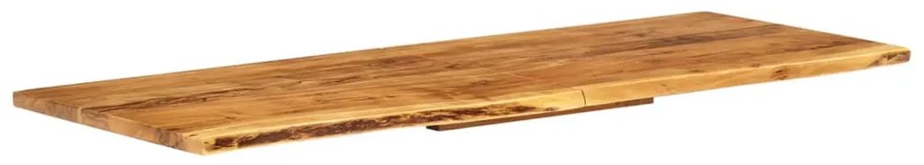 Tampo p/ móvel toucador WC 140x52x2,5 cm madeira acácia maciça