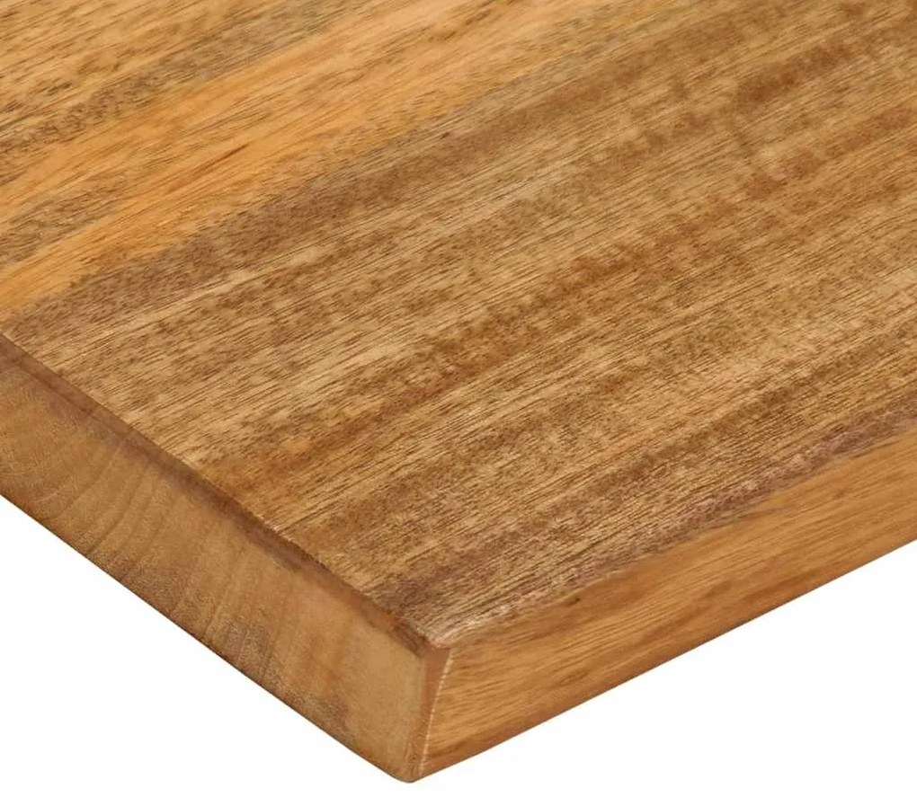 Tampo de mesa c/ borda viva 50x40x2,5 cm mangueira maciça