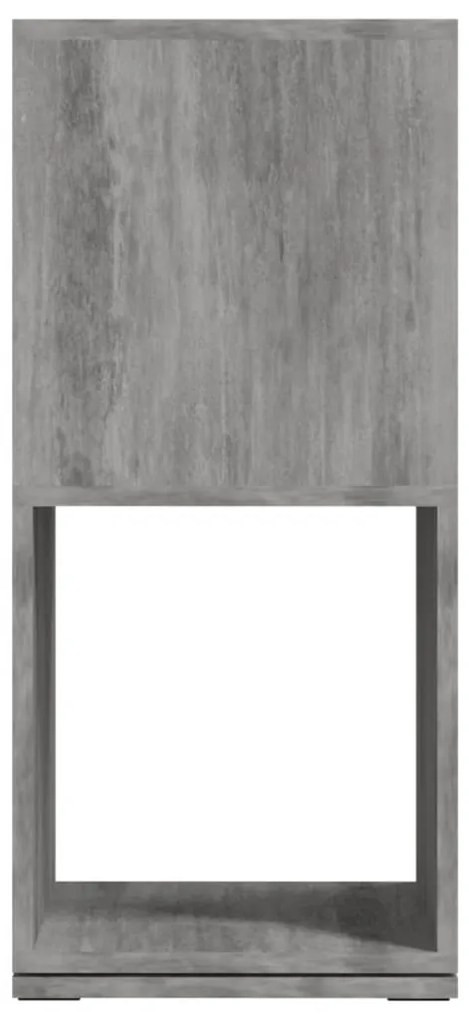 Armário giratório 34,5x34,5x75,5 cm aglomerado cinza cimento