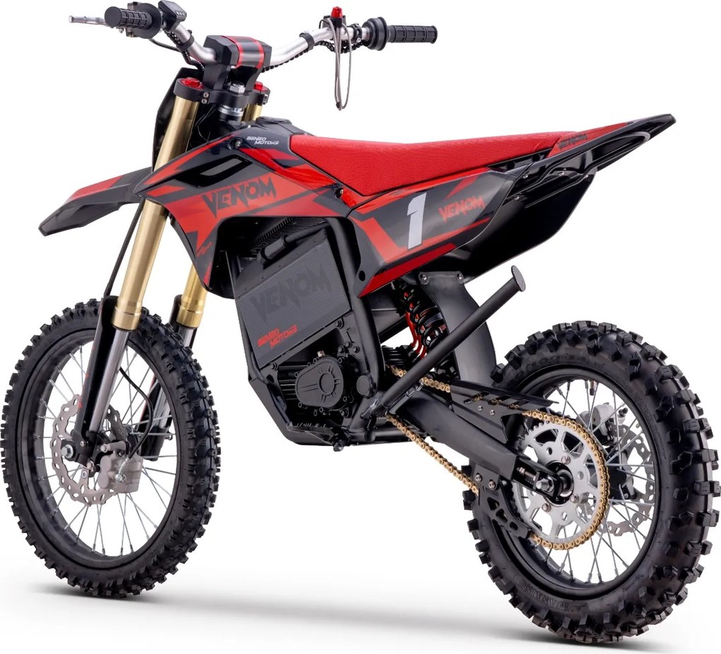Mota cross para crianças Motocross  Motors Venom – 6500W 3 modos de condução Vermelha