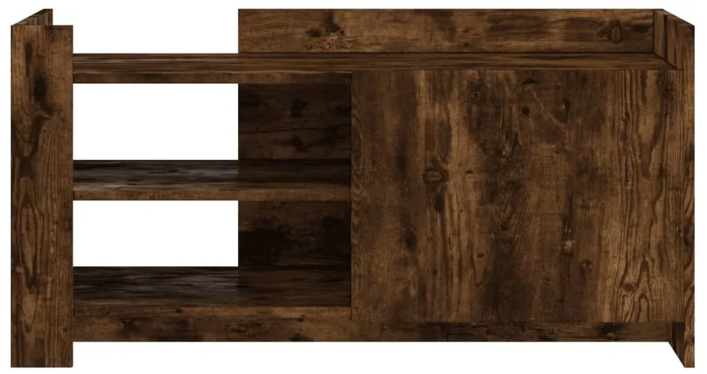 Mesa de centro 100x50x50cm derivados de madeira carvalho fumado