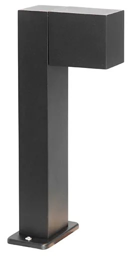 Candeeiro de pé industrial para exterior preto 35cm IP44 - Baleno Moderno,Country / Rústico,Industrial