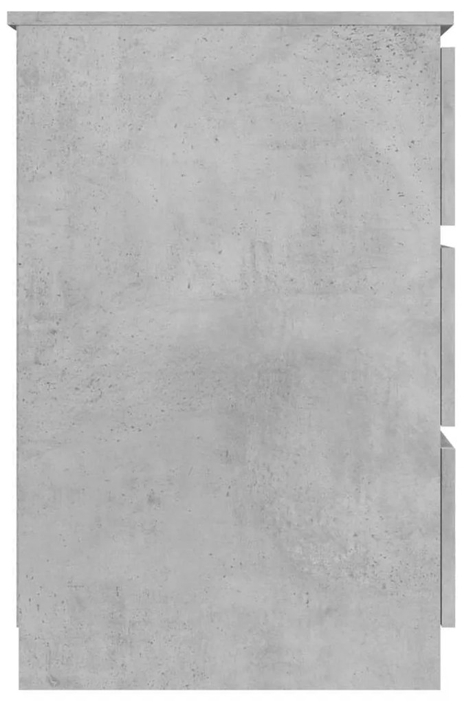 Secretária 140x50x77 cm contraplacado cinzento cimento