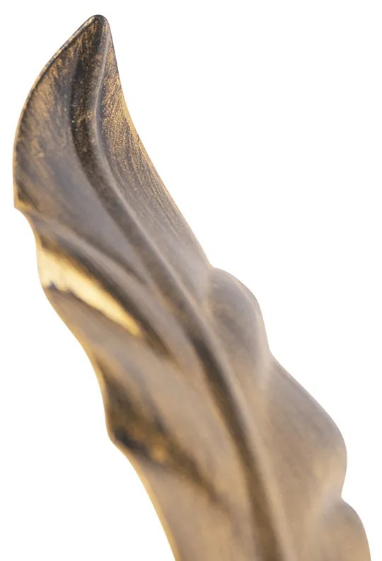 Candeeiro de parede vintage dourado antigo - Linden