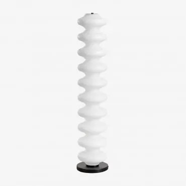 Candeeiro De Pé Led Jayne Branco - Sklum