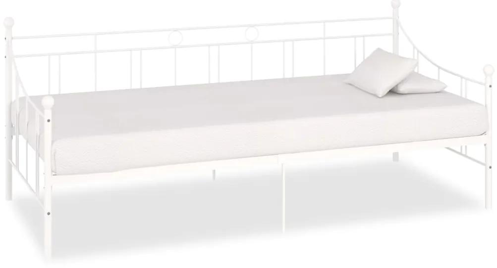 284668 vidaXL Estrutura sofá-cama 90x200 cm metal branco