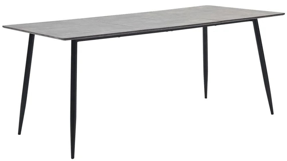 vidaXL Mesa de jantar 180x90x75 cm MDF cinzento