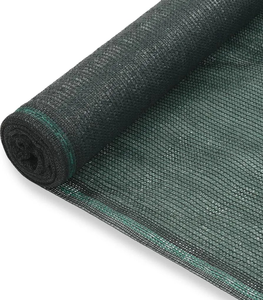 vidaXL Rede de ténis PEAD 1,2x50 m verde