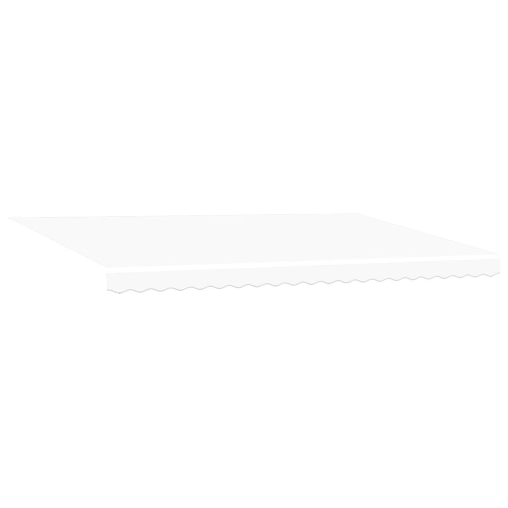 Toldo Retrátil Automático com LED Branco 500x300 cm, Tecido de Substit