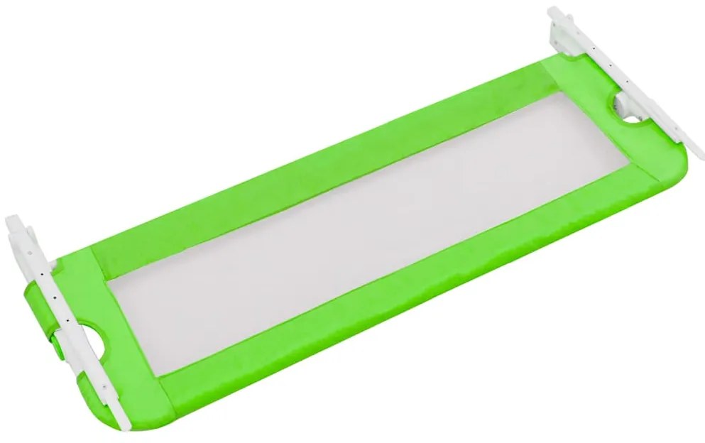 Barra de segurança p/ cama infantil 120x42cm poliéster verde