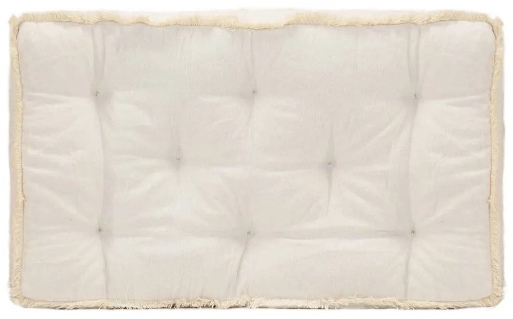 Almofadão para sofá de paletes 73x40x7 cm bege