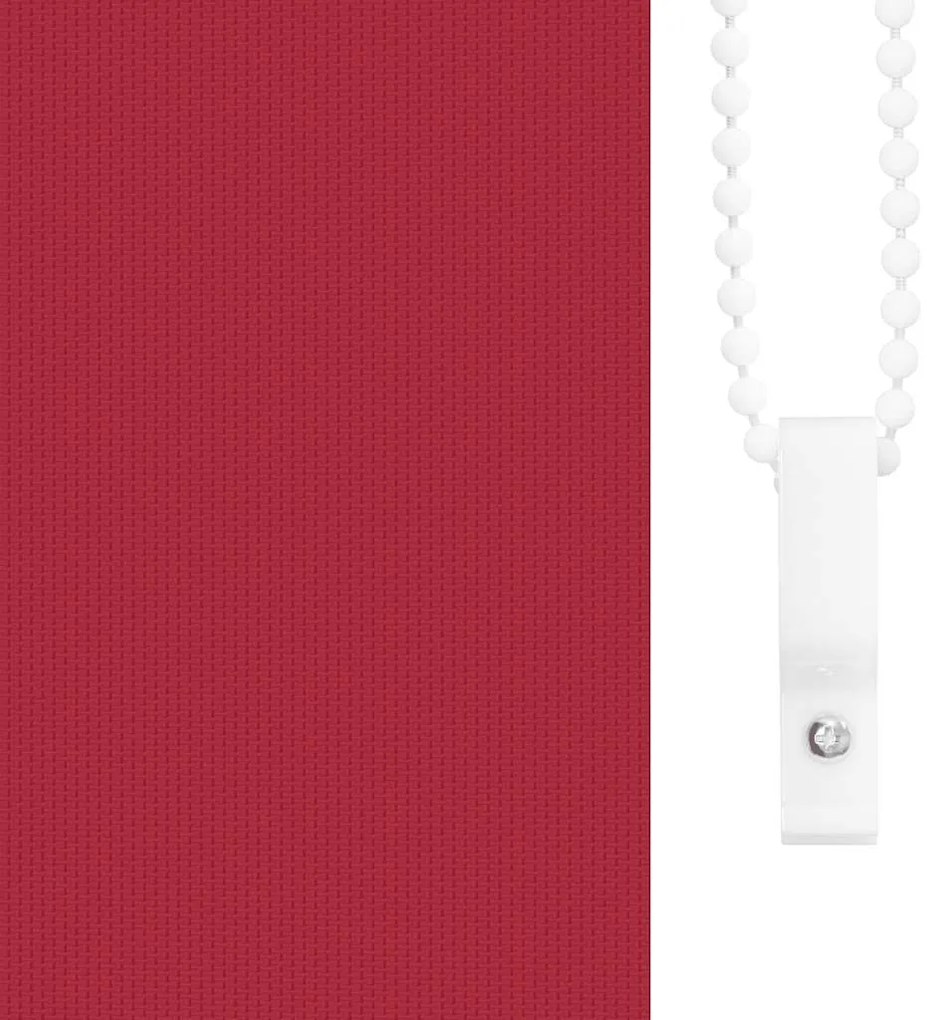 Estore de rolo 80 x 230 cm, Vermelho