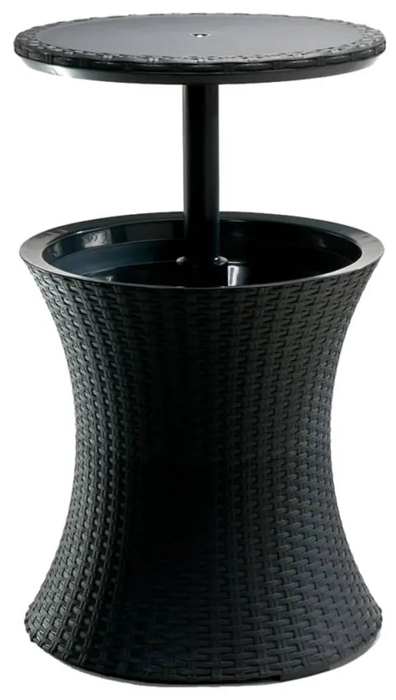 404260 Keter Pacific Bar-refrigerador Rattan antracite 203835