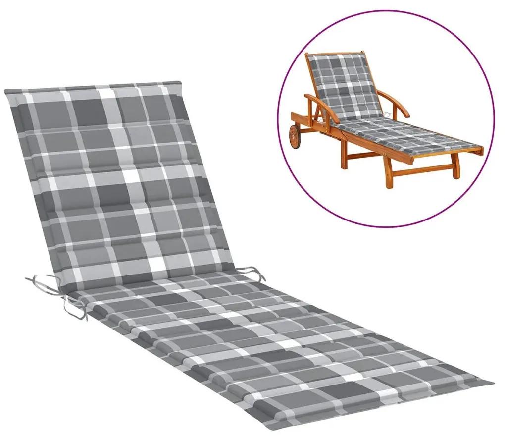 Almofada de cadeira VidaXL  Almofadão para espreguiçadeira 200 x 50 x 3 cm