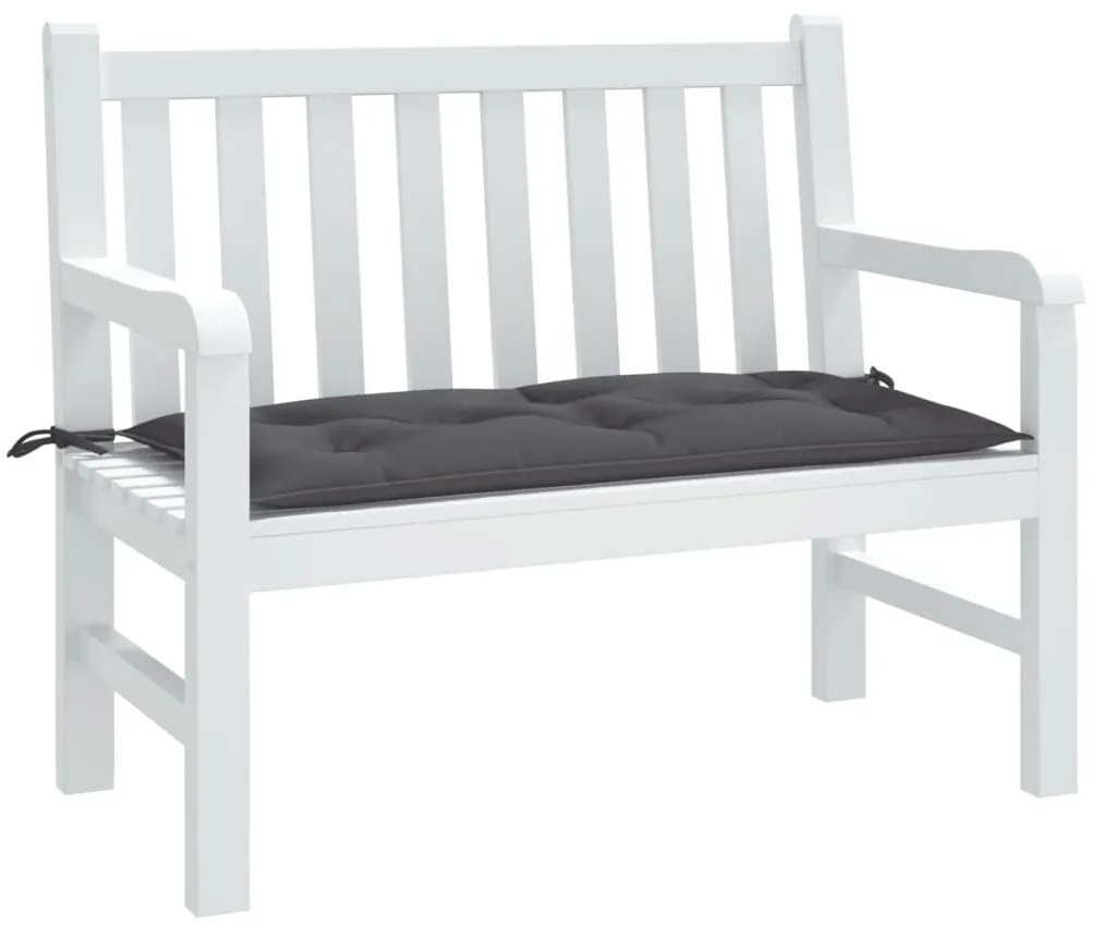 Almofadão p/ banco de jardim 100x50x7cm tecido oxford antracite