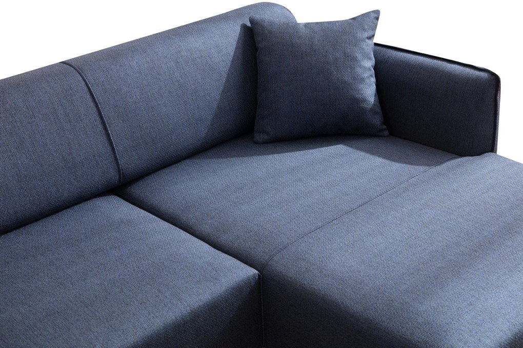 Sofá de Canto Belissimo – Azul – 270 x 140 cm