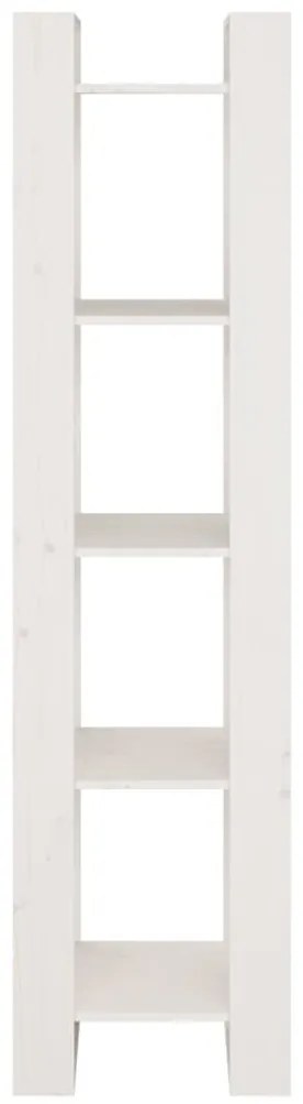 Estante/divisória 41x35x160 cm pinho maciço branco