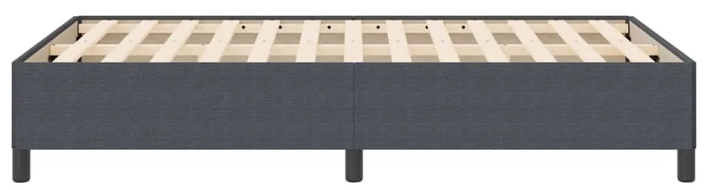Estrutura de Cama vidaXL Cinza Escuro 120x190 cm Tecido de Corduroy
