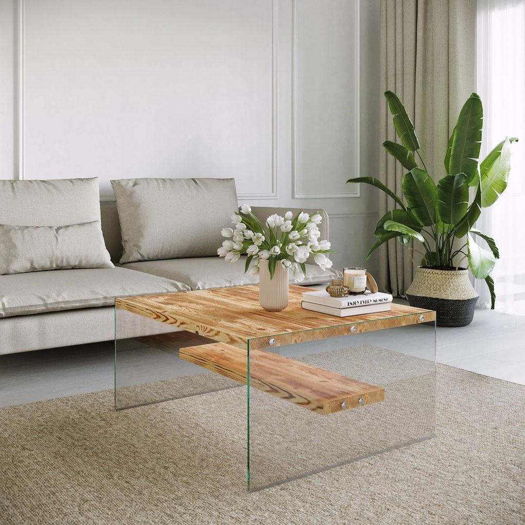 Mesa de Centro Niagara – Carvalho – 75 cm x 40 cm x 75 cm