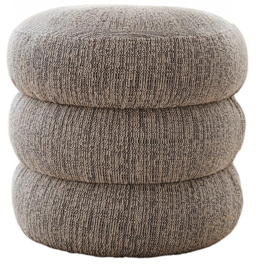 Pouffe Boum – Cinzento – 40x40x40 cm