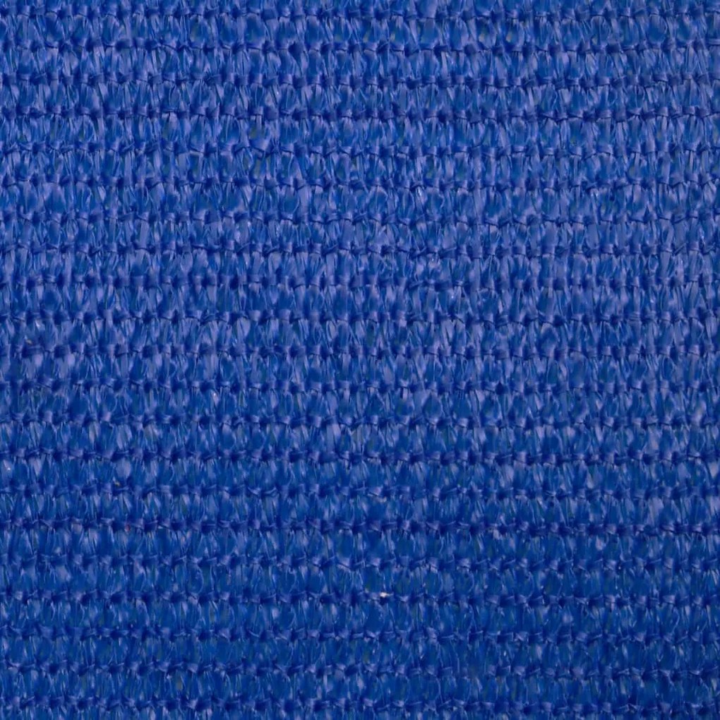 Para-sol estilo vela retangular 160 g/m² 3x6 m PEAD azul