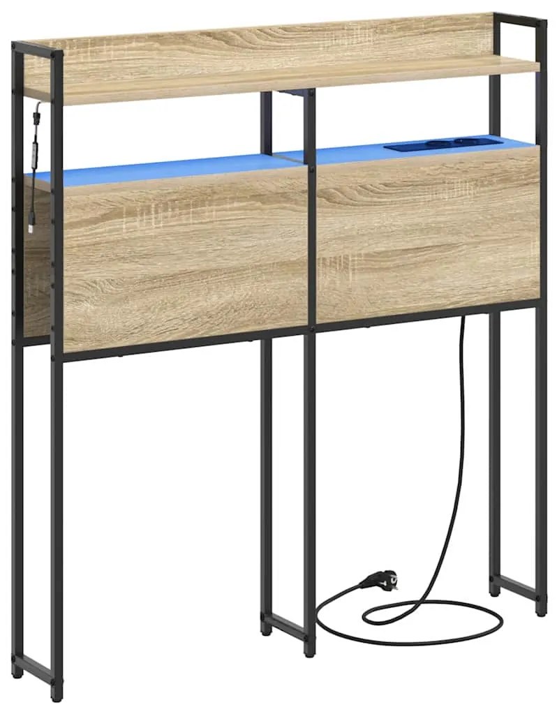 Cabeceira de armazenamento Carvalho Sonoma 100 cm