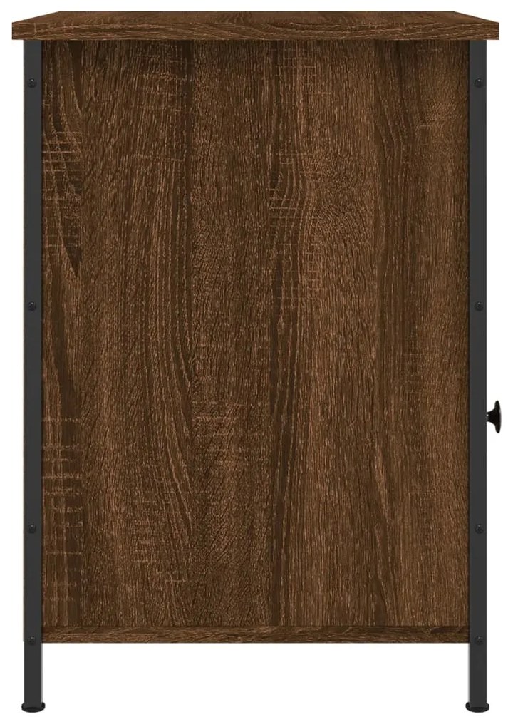 Mesas cabeceira 2pcs 40x42x60cm deriv.madeira carvalho castanho
