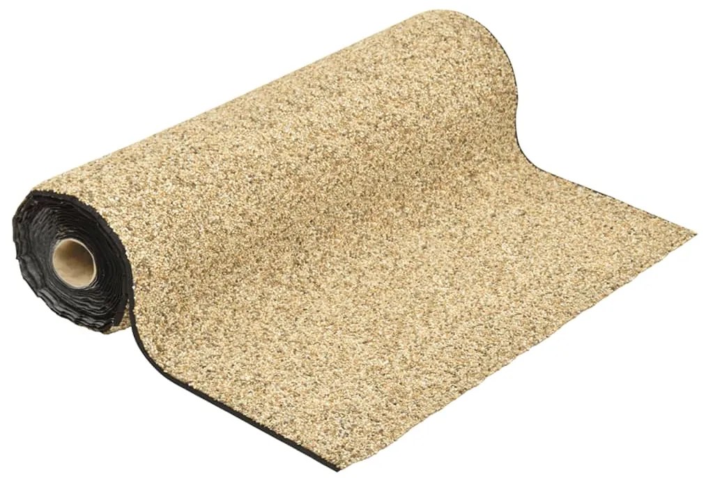 vidaXL Revestimento de pedra 400x100 cm cor areia natural