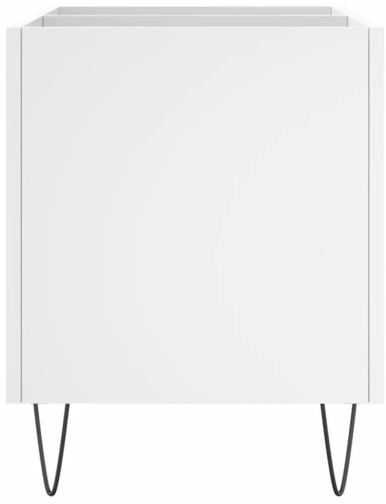 Armário para discos 74,5x38x48 cm derivados de madeira branco