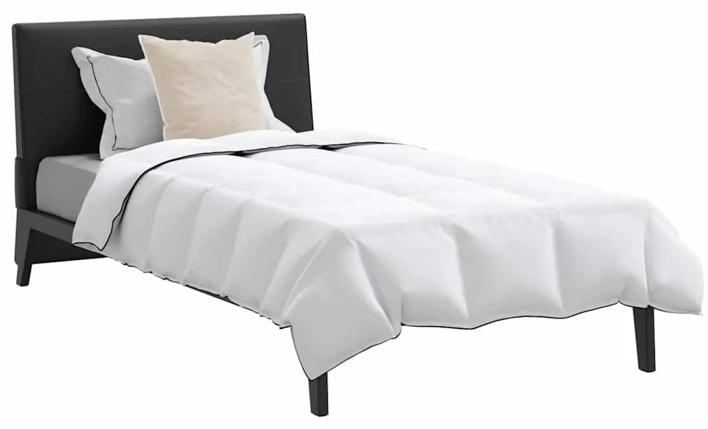 Edredão com travesseiro 2 pcs Branco 150 x 200 cm Penugem
