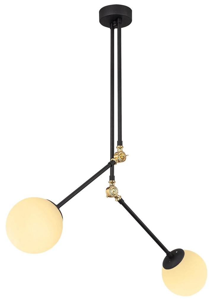 Candeeiro Cambaz – Preto e Branco – 100 x 15 cm