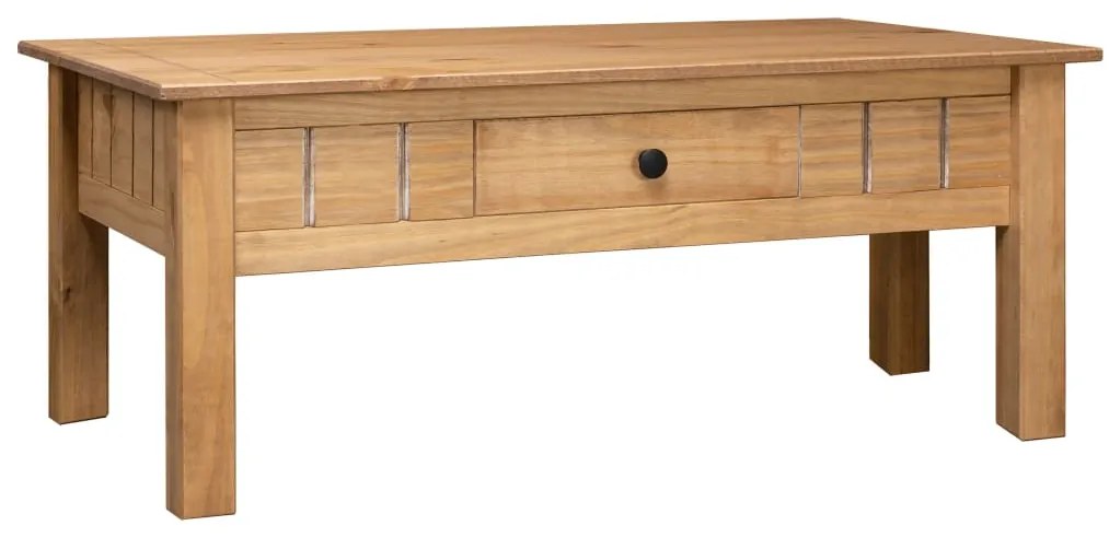 vidaXL Mesa de centro 100x60x45 cm pinho maciço Panama