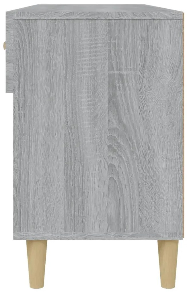Sapateira 102x35x55 cm derivados de madeira sonoma cinza