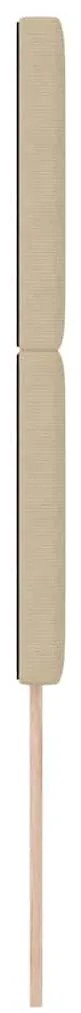 Cabeceira vidaXL Design Simples Verde Claro Cinza 100 cm Tecido de Vel