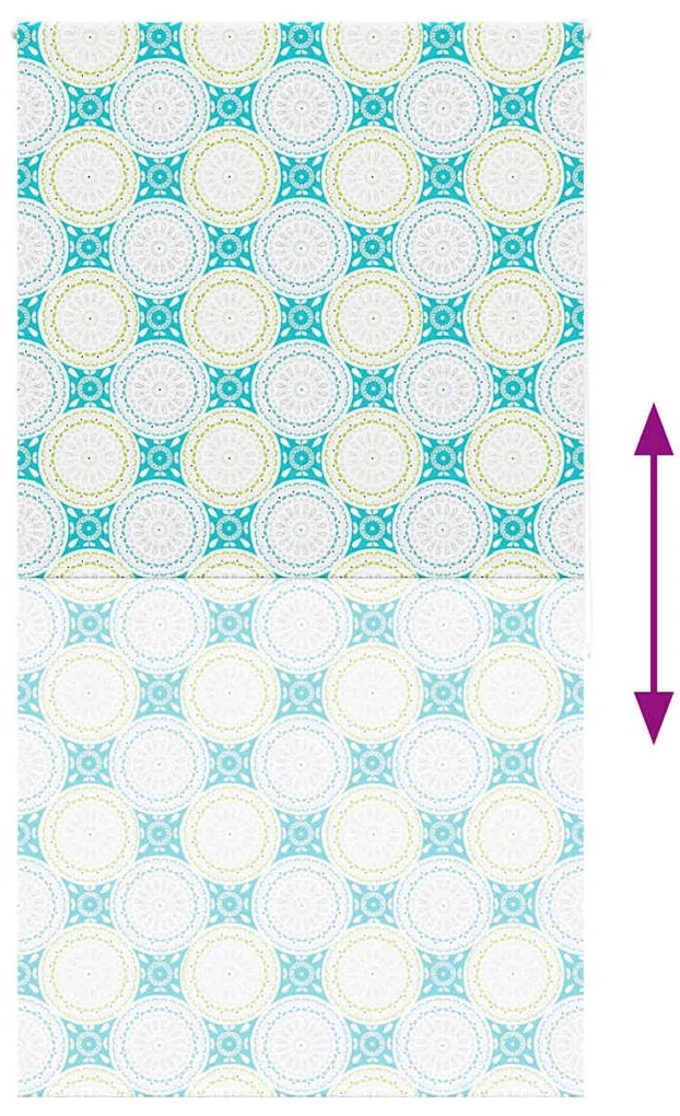 Rolo de Duche Estores 130x240 cm Largura Tecido 126 cm